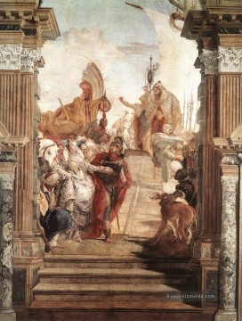  treffen - Palazzo Labia Das Treffen von Antonius und Kleopatra Giovanni Battista Tiepolo